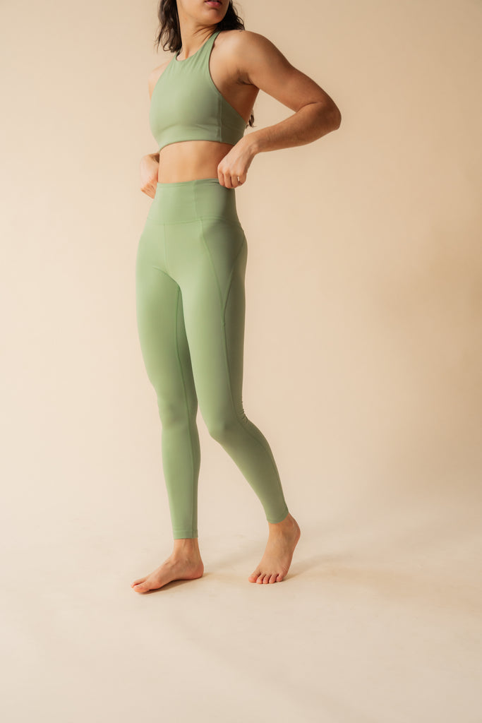 Green Compressive Leggings