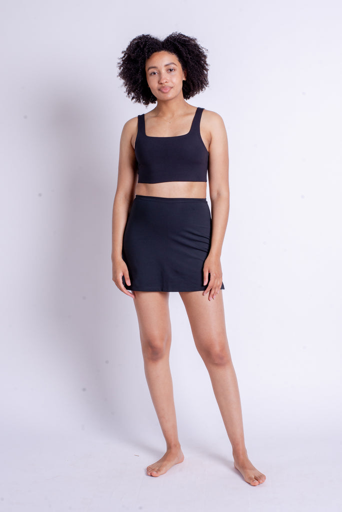 GIRLFRIEND COLLECTIVE - JUPE SKORT - NOIR