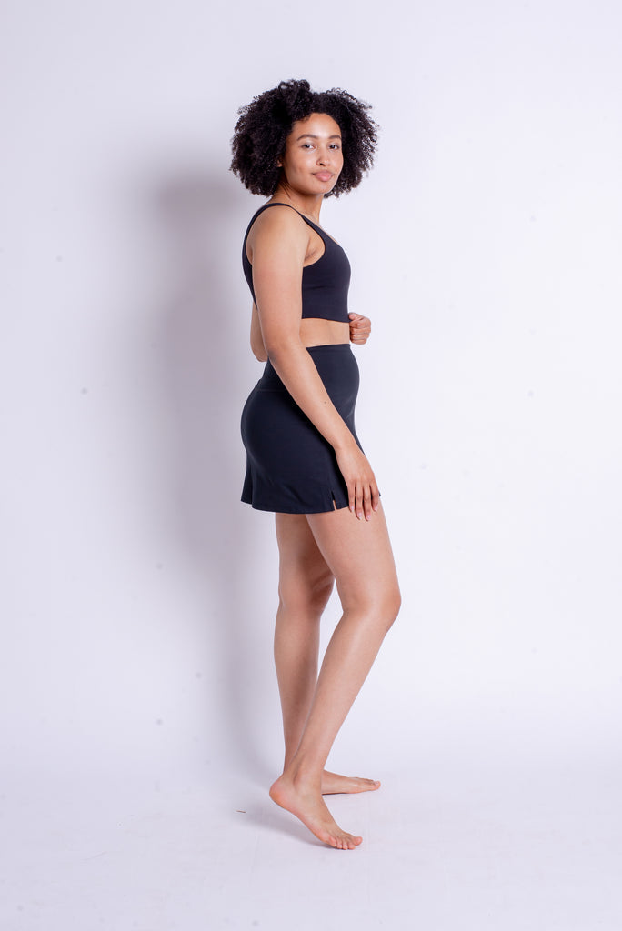 GIRLFRIEND COLLECTIVE - JUPE SKORT - NOIR