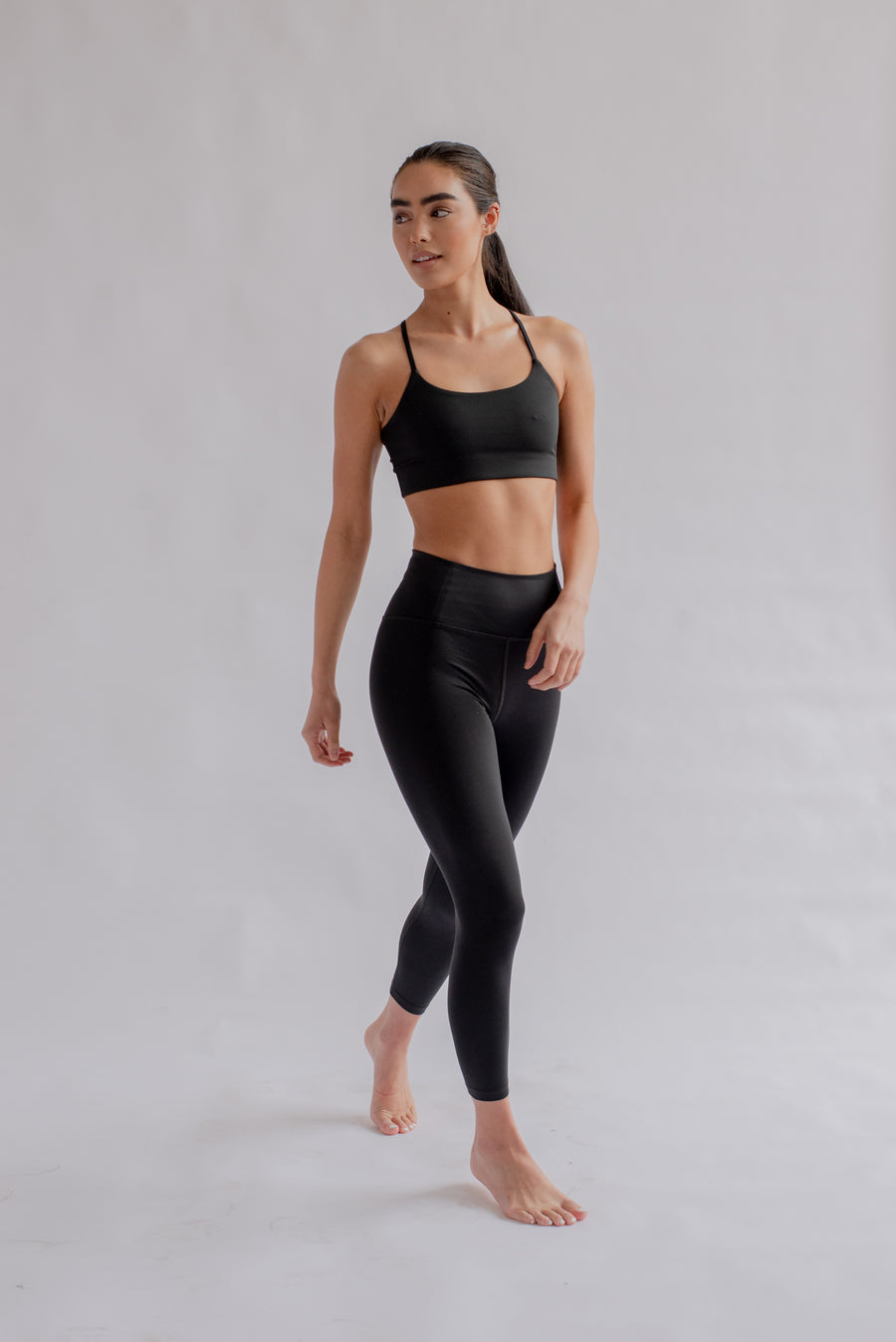 GIRLFRIEND COLLECTIVE - FLOAT LEGGING TAILLE HAUTE 23.75 - NOIR