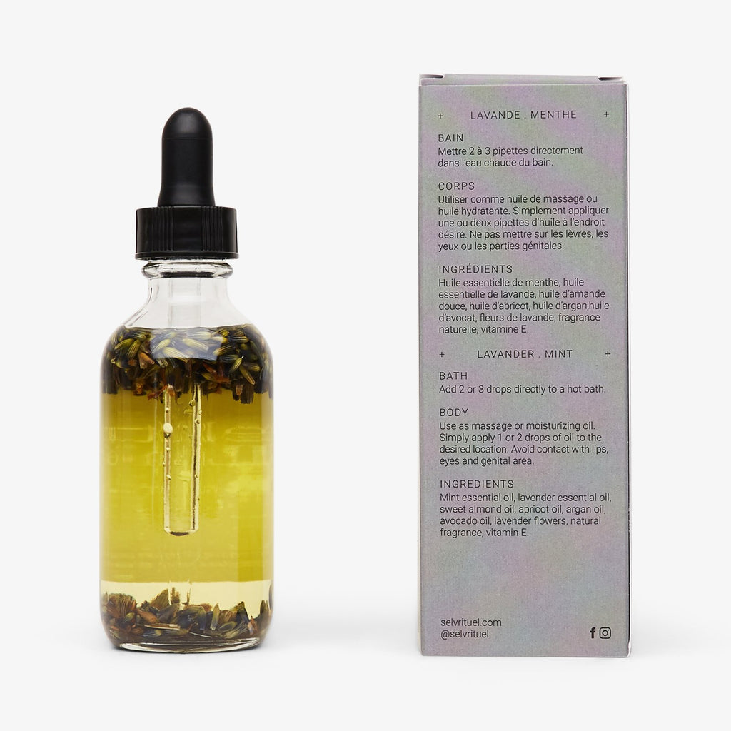SELV RITUEL - HUILE BOTANIQUE BAIN ET CORPS - RITUEL LUNE