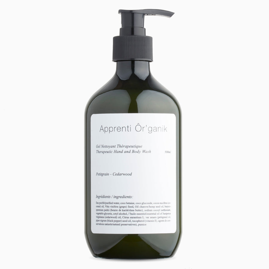 APPRENTI ORGANIK - SAVON POUR LE CORPS & LES MAINS - PETITGRAIN ET BOIS DE CÈDRE