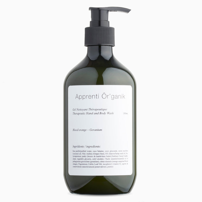 APPRENTI ORGANIK - HAND AND BODY WASH - GERANIUM & BLOOD ORANGE