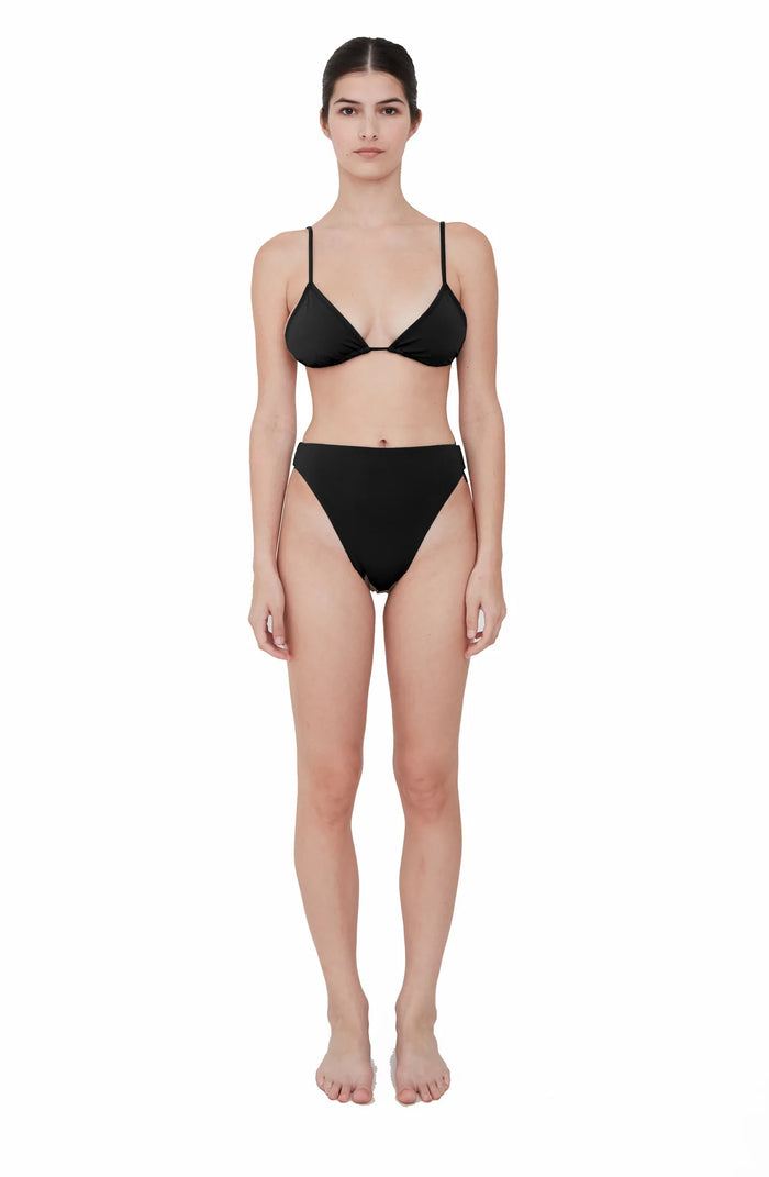 BETH RICHARD X BOHEME - HAUT TRIANGLE - NOIR