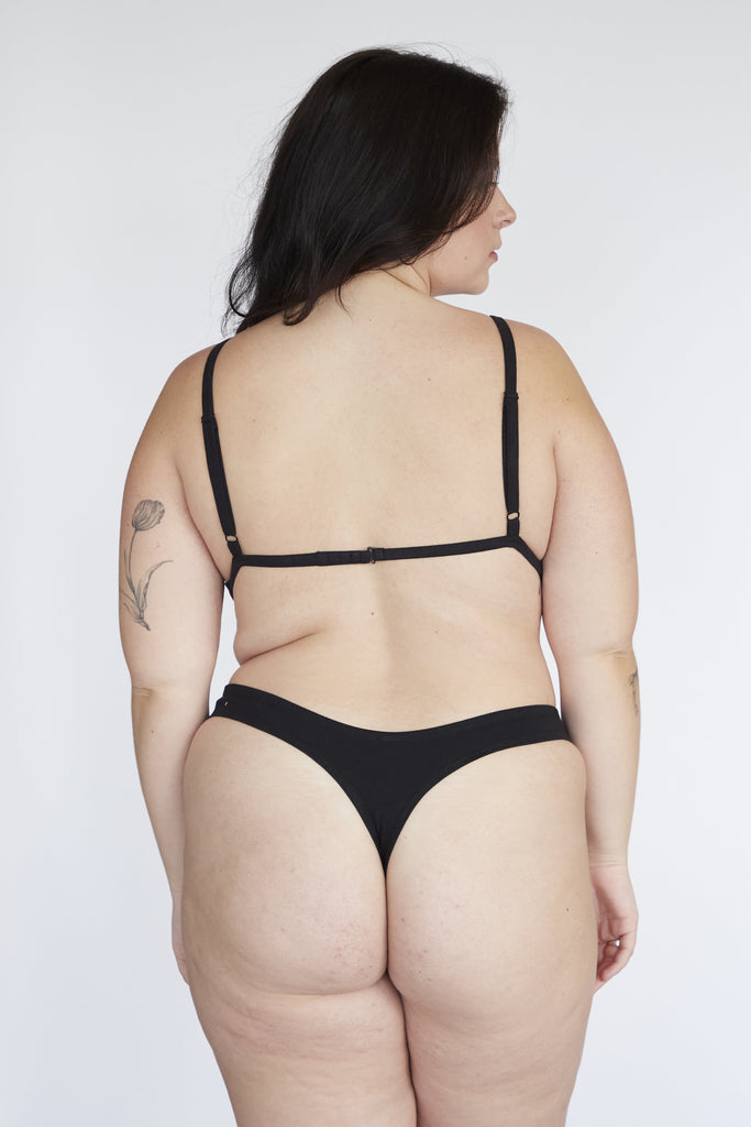 EM & MAY - COASTAL THONG - BLACK