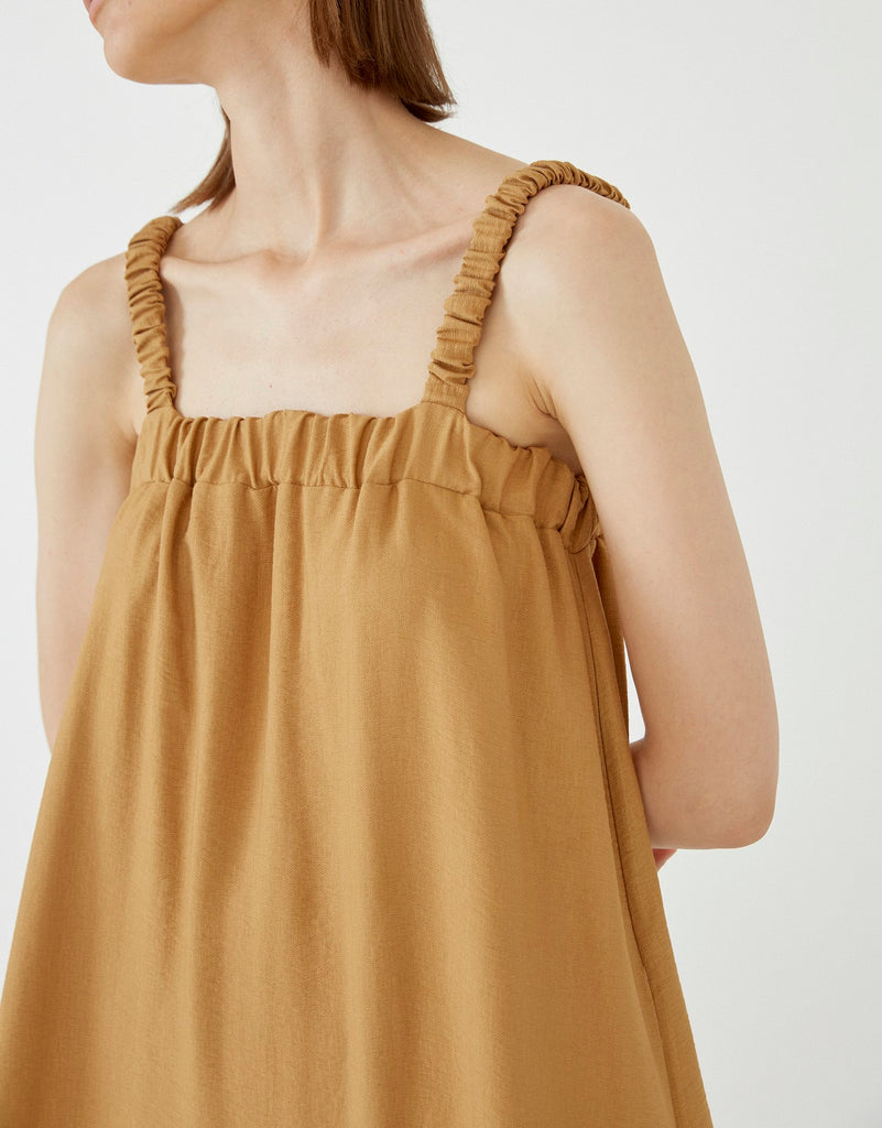 DIARTE - FINA DRESS - CAMEL - SS23