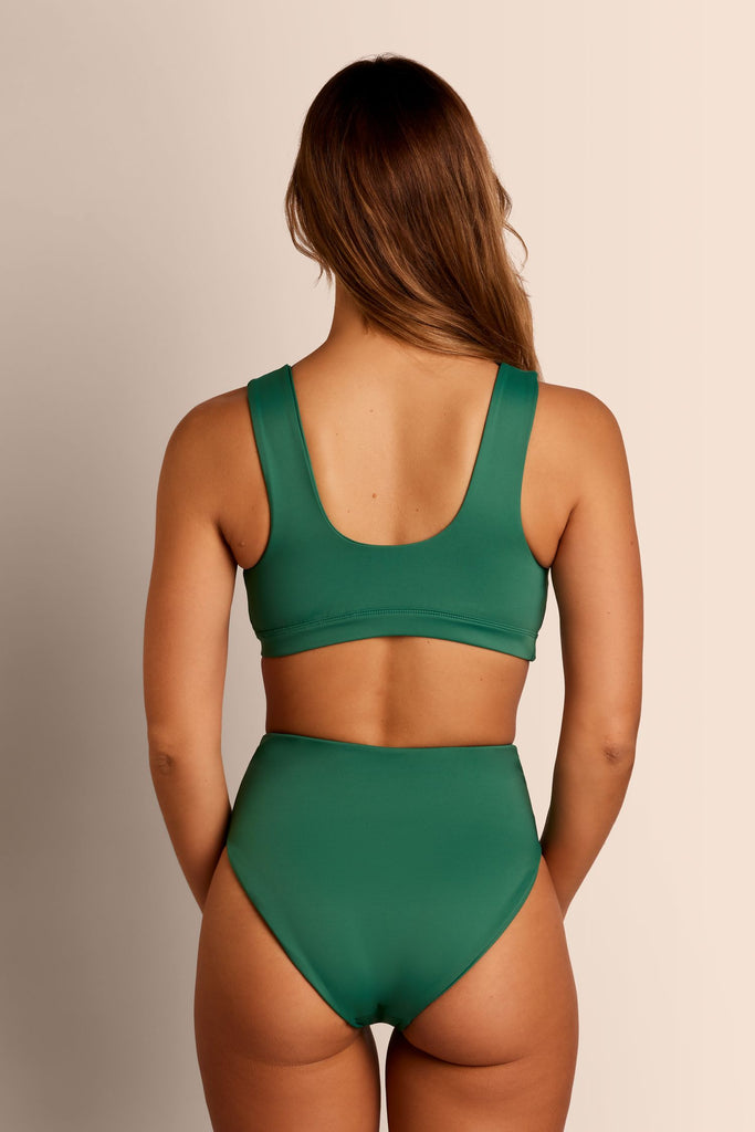 JUNE SWIMWEAR - HAUT LOUISE - LEAF - SP23