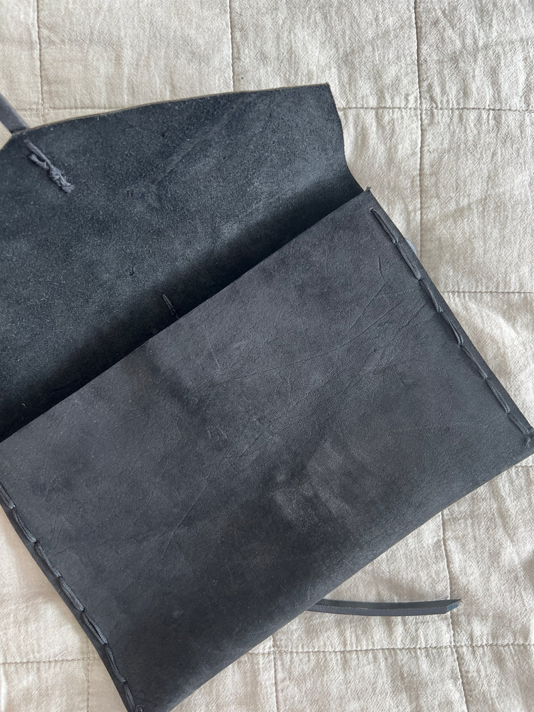 SECOND HAND - BLACK CLUTCH