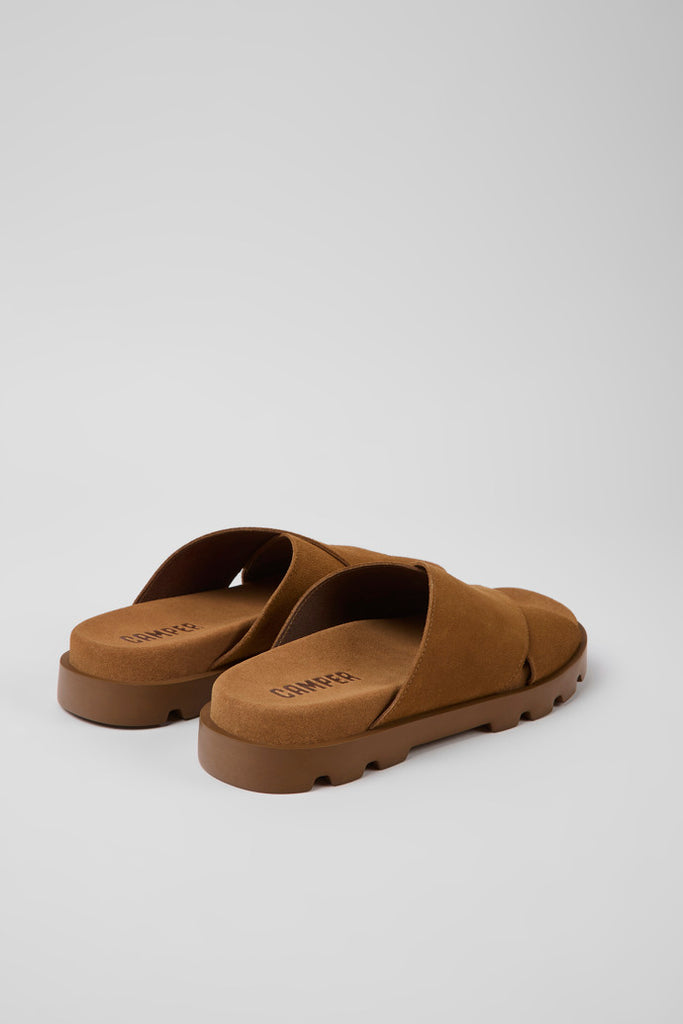 CAMPER - BRUTUS SANDALS - BROWN NUBUCK - SS23