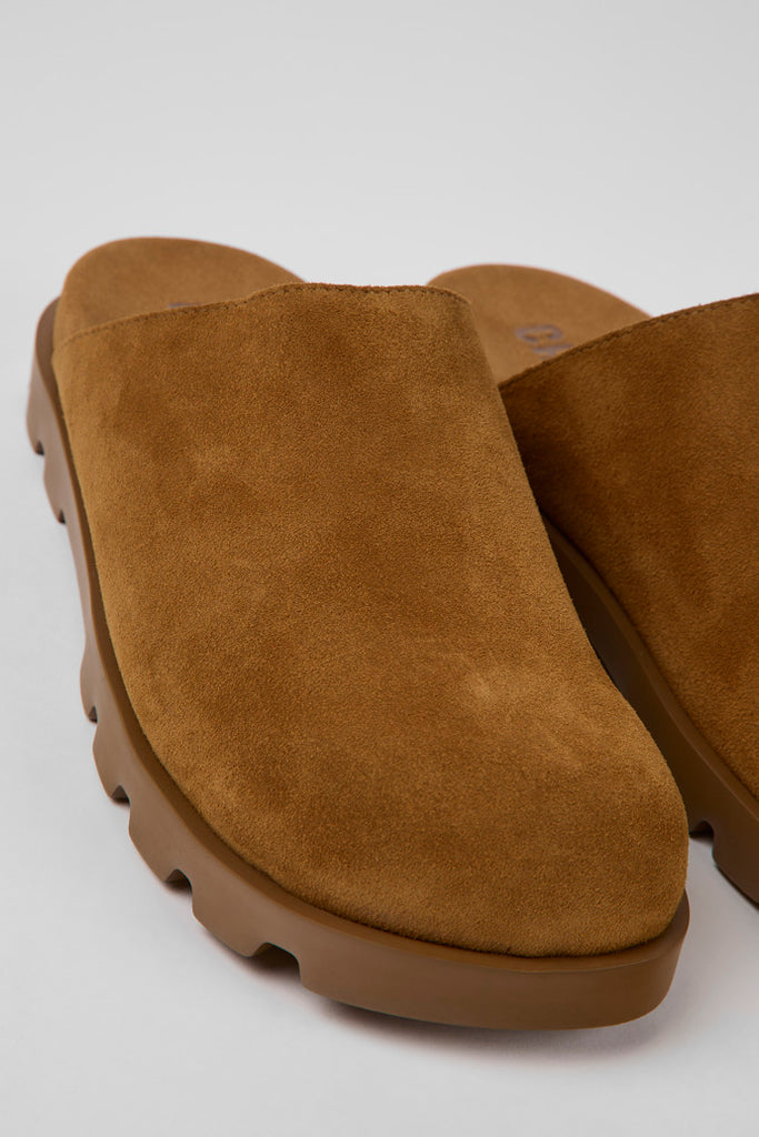 CAMPER - BRUTUS CLOGS - BROWN LEATHER - SS23