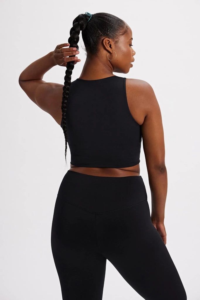 GIRLFRIEND COLLECTIVE - RIB DEVON CROMPRESSIVE CAMI TOP - BLACK – Boutique  Unicorn