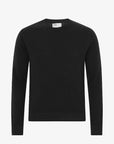 COLORFUL STANDARD - LIGHT MERINO WOOL CREW - BLACK