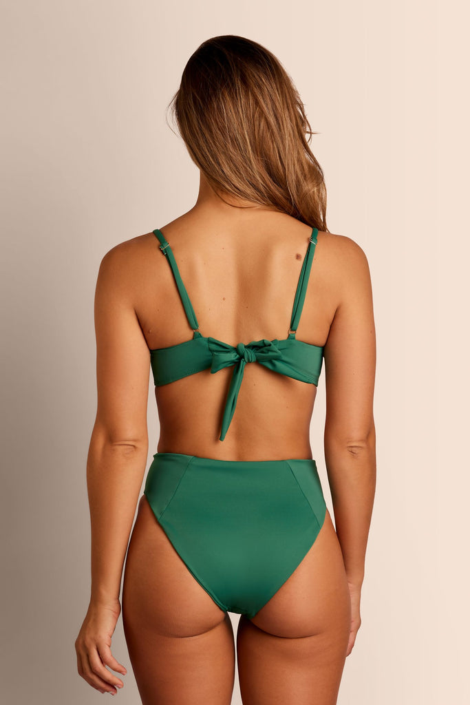 JUNE SWIMWEAR - MOANA BOTTOM - LEAF - SP23