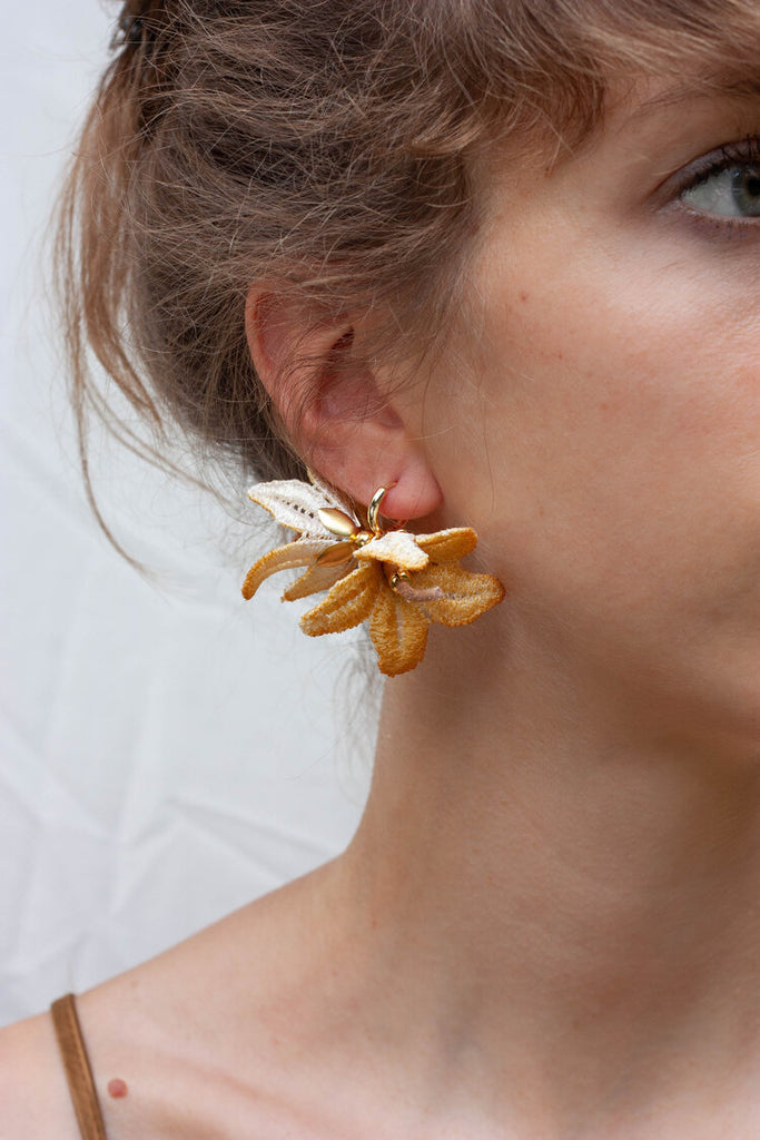 THIS ILK - PLUMERIA EARRINGS