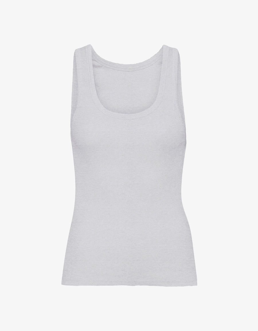 COLORFUL STANDARD - RIB TANK TOP - HEATHER GREY