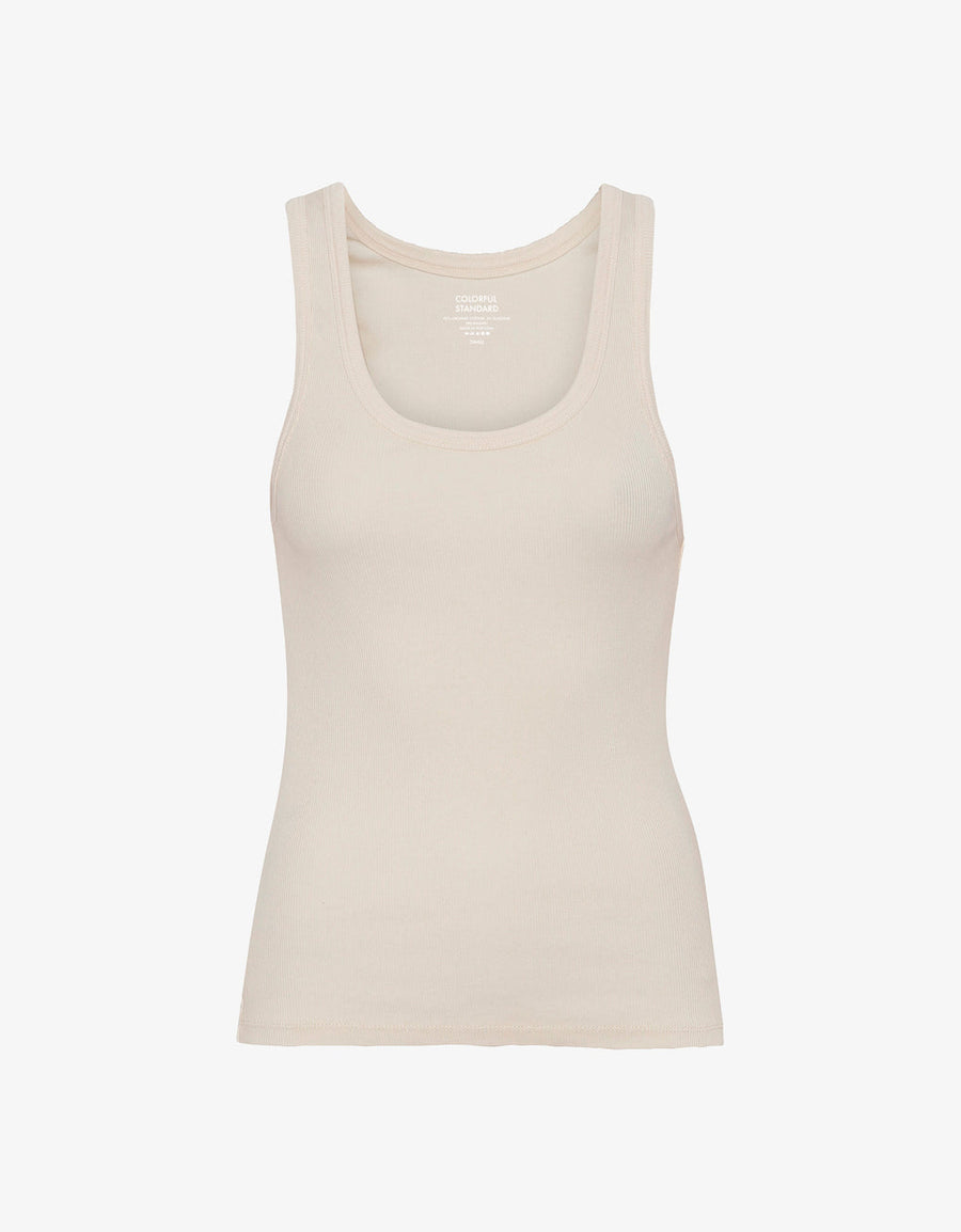 COLORFUL STANDARD - RIB TANK TOP - IVORY WHITE