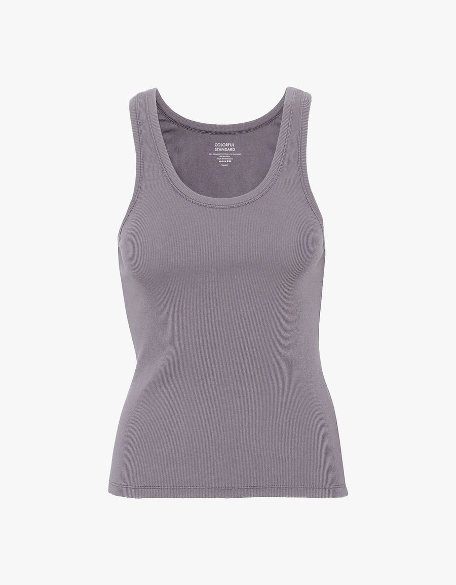 COLORFUL STANDARD - RIB TANK TOP - PURPLE HAZE