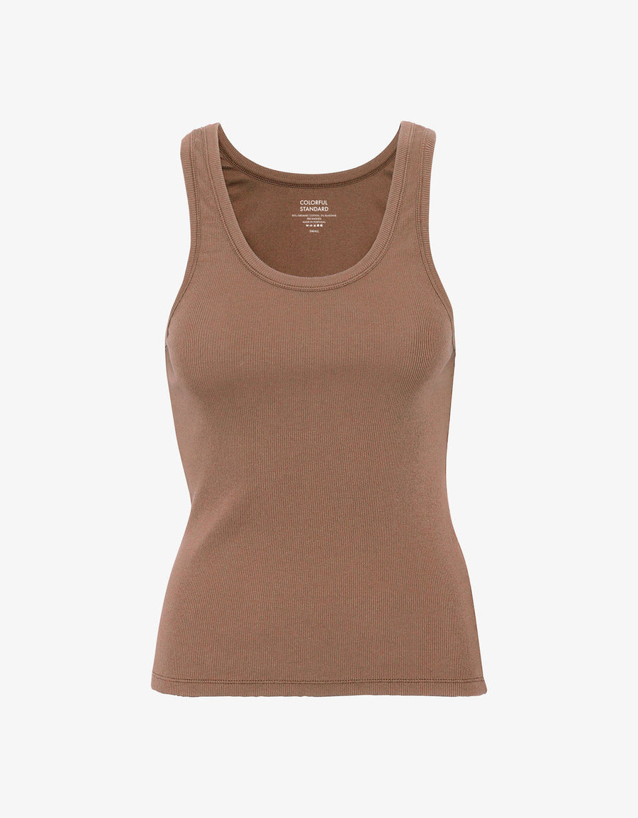 COLORFUL STANDARD - RIB TANK TOP - SAHARA CAMEL