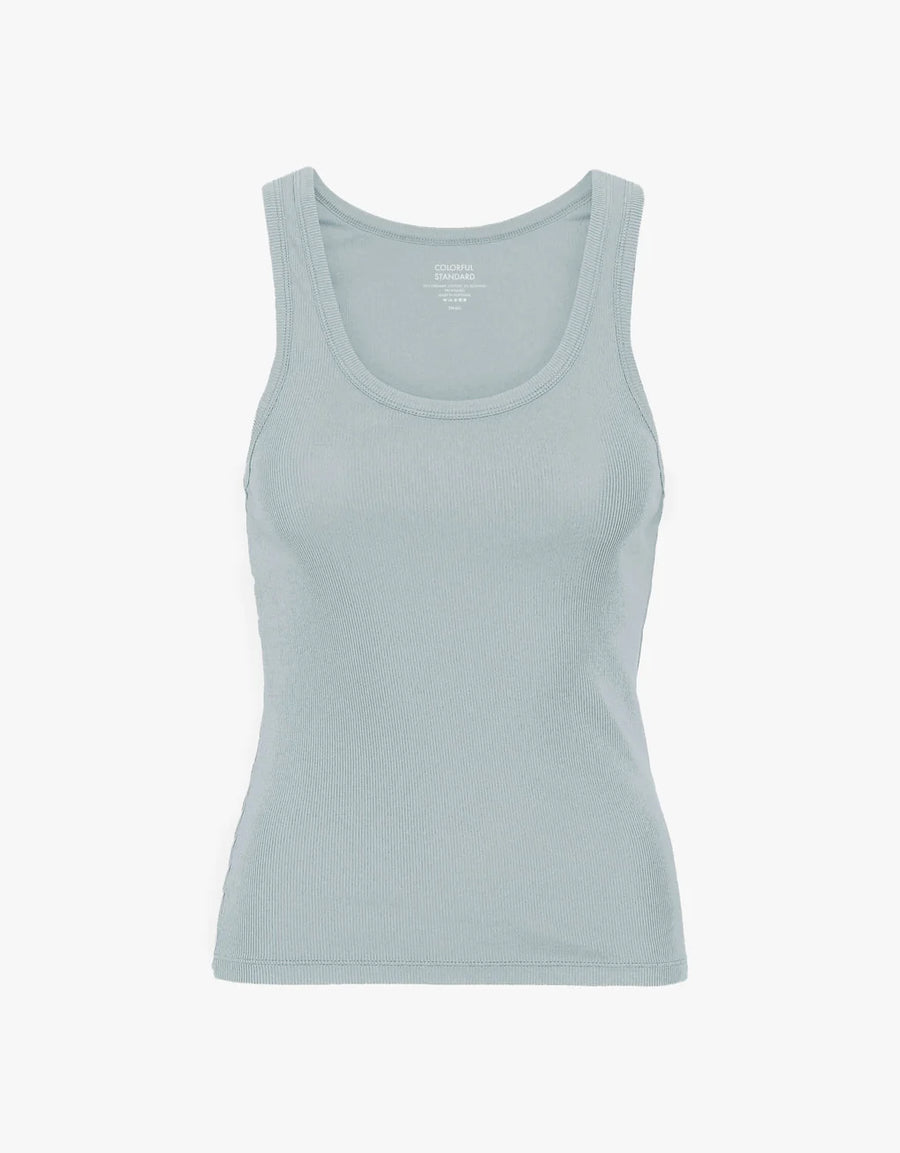 COLORFUL STANDARD - RIB TANK TOP - CLOUDY GREY