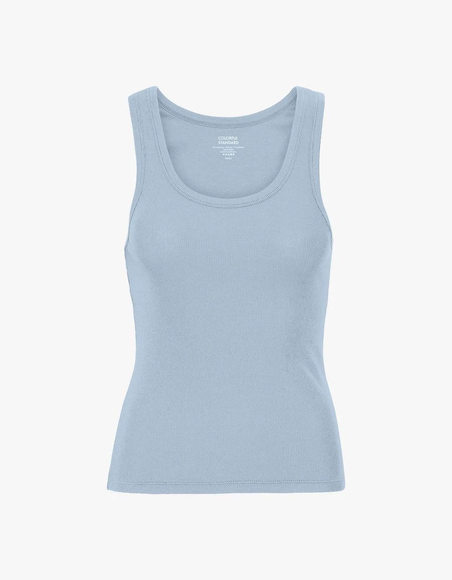 COLORFUL STANDARD - RIB TANK TOP - POWDER BLUE