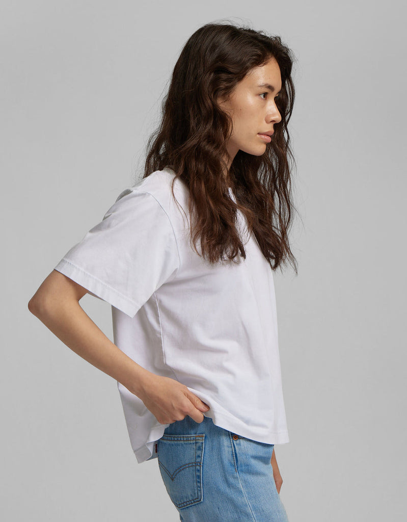 COLORFUL STANDARD - T-SHIRT SURDIMENSIONNÉ - BLANC OPTIQUE