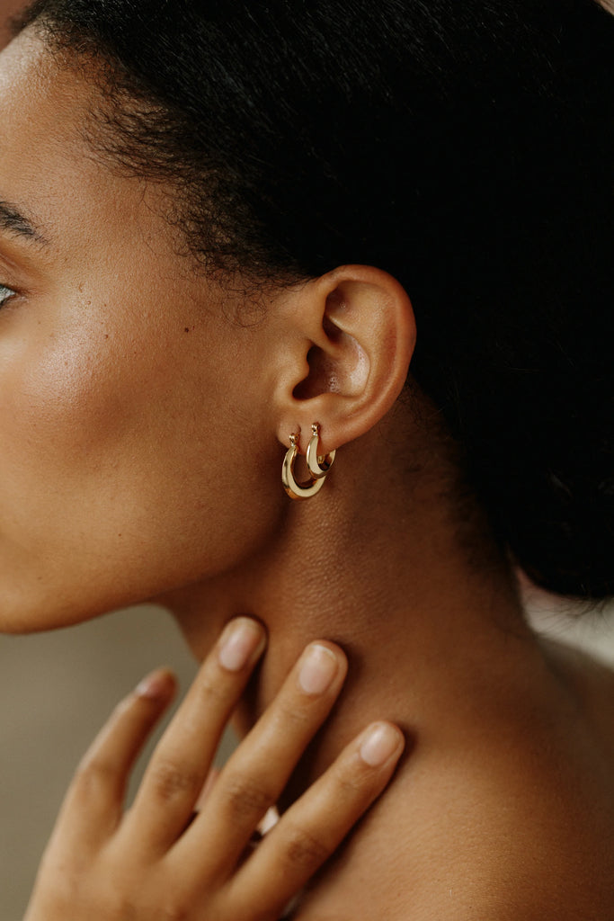 LISBETH JEWELRY - ANNEAUX HAILEY PETITE - OR REMPLI