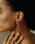 LISBETH JEWELRY - ANNEAUX HAILEY PETITE - OR REMPLI