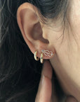 PILAR AGUECI - EARRINGS OAK DUO